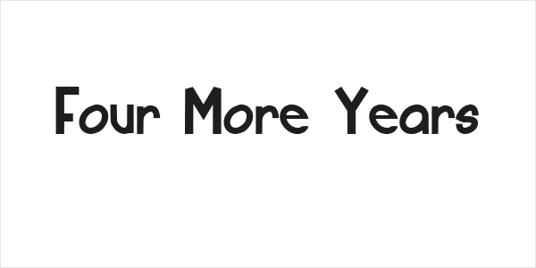 Four More Years Logo