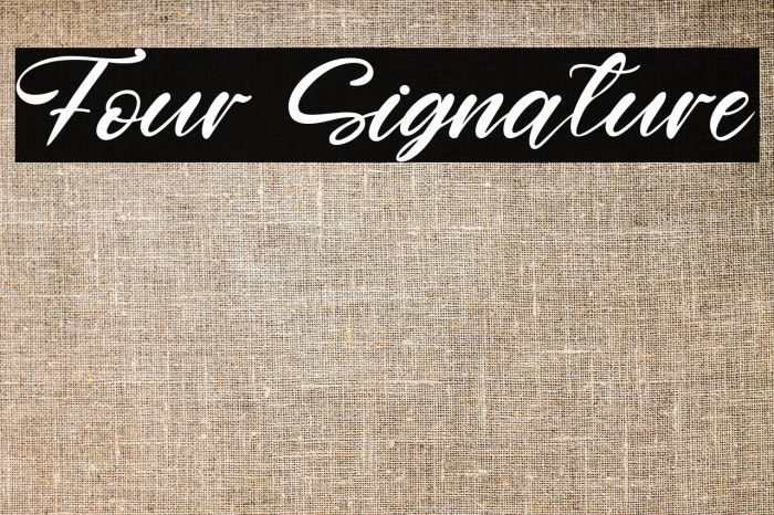 Four Signature Example 2