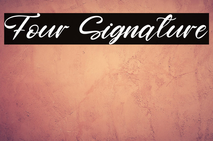 Four Signature Example 3