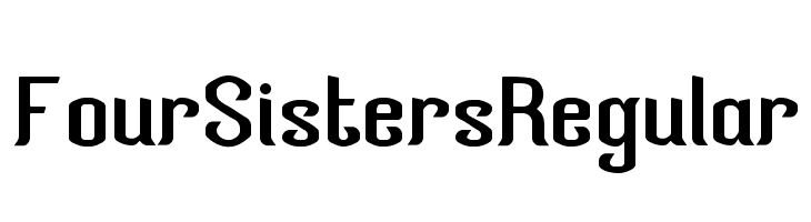 Four Sisters Regular  フリーフォントのダウンロード