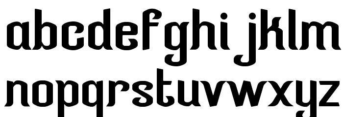 Four Sisters Regular Font LOWERCASE