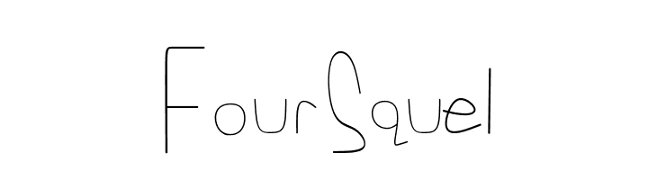 Four Squel  Free Fonts Download