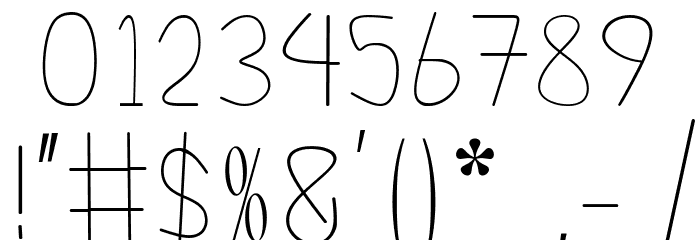Four Squel Font OTHER CHARS