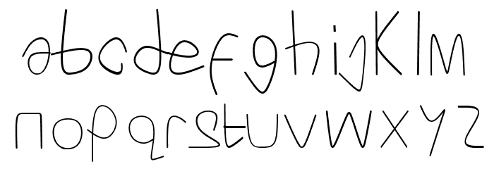 Four Squel Font LOWERCASE