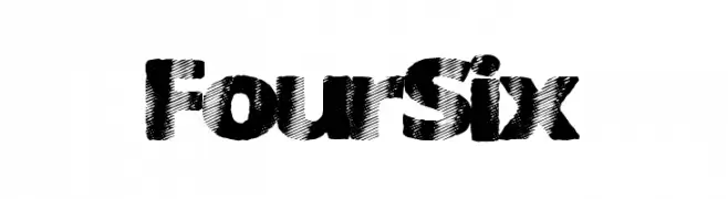 FourSix  font caratteri gratis