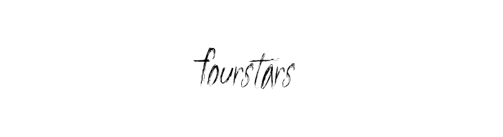 FourStars  免费字体下载