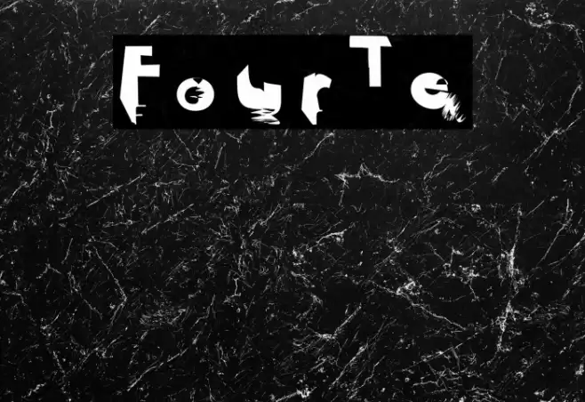 FourTe Font examples