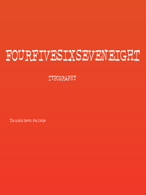Fourfivesixseveneight Poster