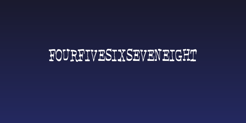 Fourfivesixseveneight Social Header