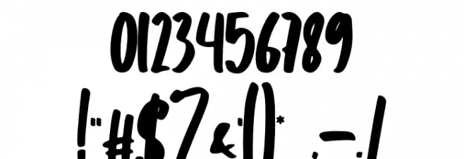 Fournite फ़ॉन्ट अन्य घर का काम