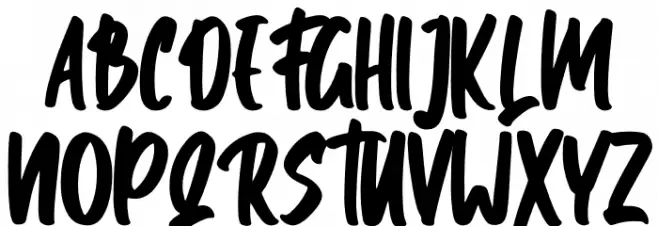 Fournite फ़ॉन्ट अपरकेस