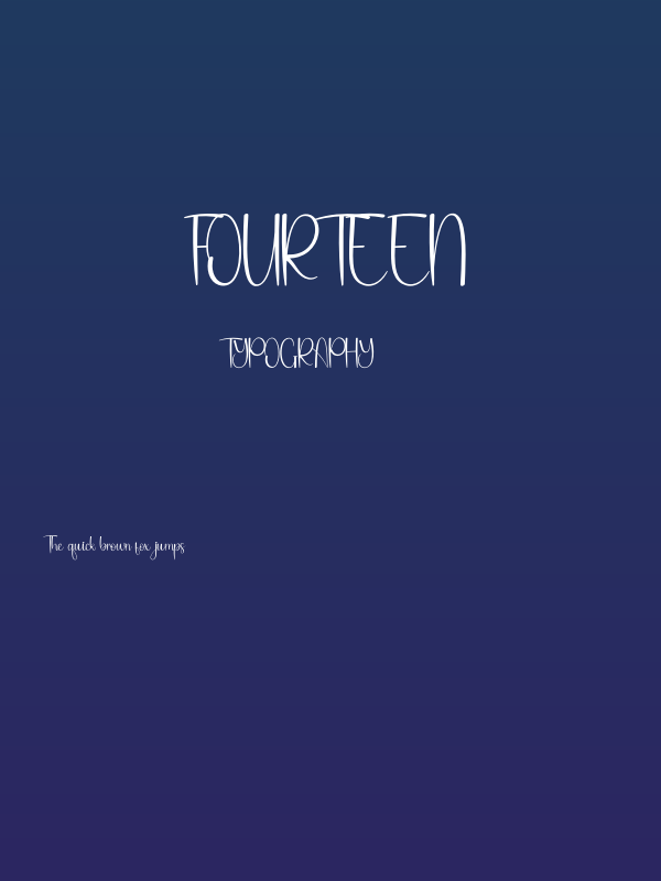 Fourteen Poster