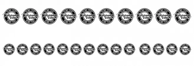 Fourth Angel Demo Font OTHER CHARS