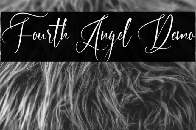 Fourth Angel Demo Font examples