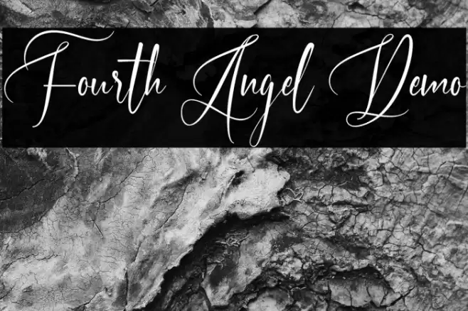 Fourth Angel Demo Font examples
