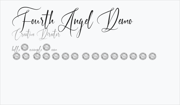 Fourth Angel Demo Business Card