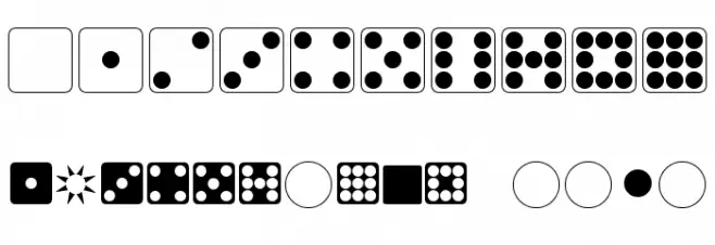 Fourth-Edition Dings フォント その他の文字