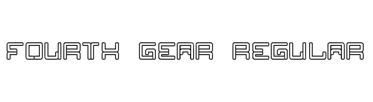 Fourth Gear Regular  नि: शुल्क फ़ॉन्ट्स डाउनलोड