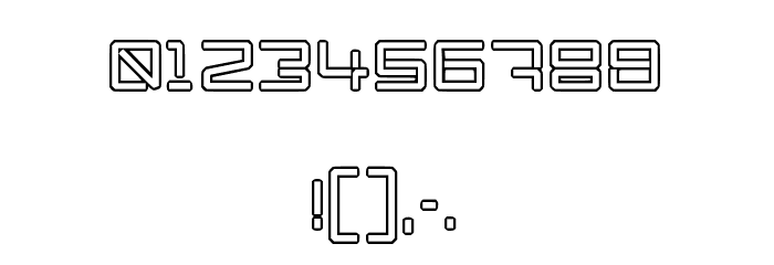 Fourth Gear Regular Font OTHER CHARS