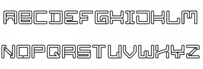 Fourth Gear Regular Schriftart Groß