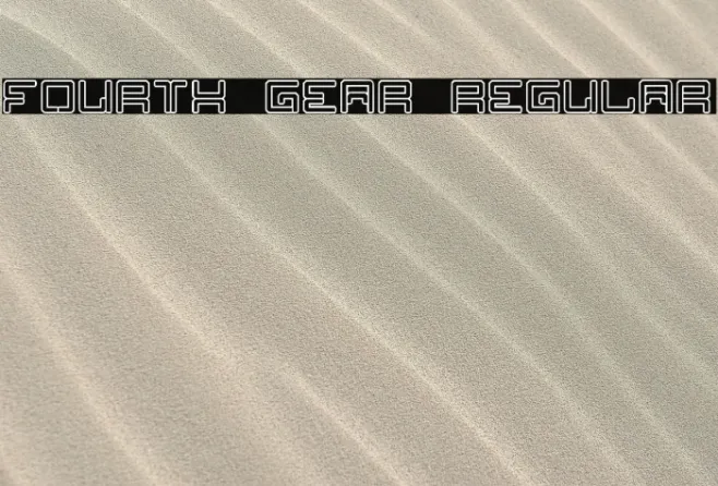 Fourth Gear Regular Example 1
