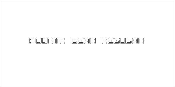 Fourth Gear Regular Logo