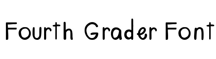 Fourth Grader Font  Frei Schriftart Herunterladen
