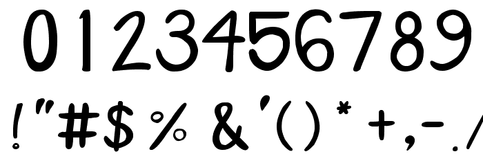 Fourth Grader Font Font OTHER CHARS