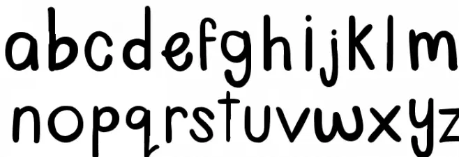 Fourth Grader Font 字体 小写