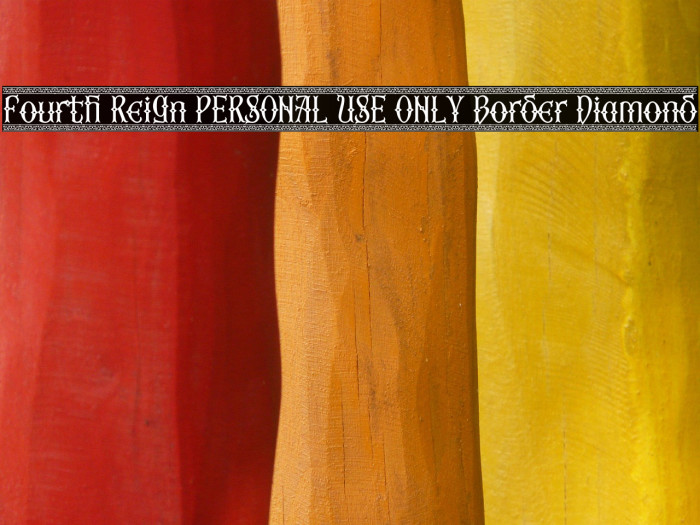 Fourth Reign PERSONAL USE ONLY Border Diamond Example 2