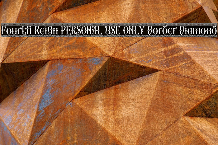 Fourth Reign PERSONAL USE ONLY Border Diamond Example 3