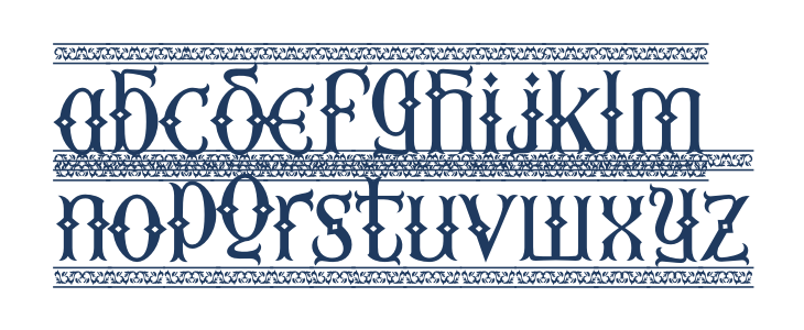 Fourth Reign PERSONAL USE ONLY Border Diamond Lowercase