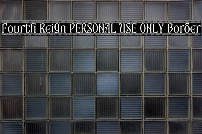 Fourth Reign PERSONAL USE ONLY Border Example 2