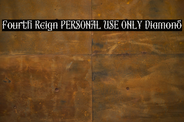 Fourth Reign PERSONAL USE ONLY Diamond Example 3