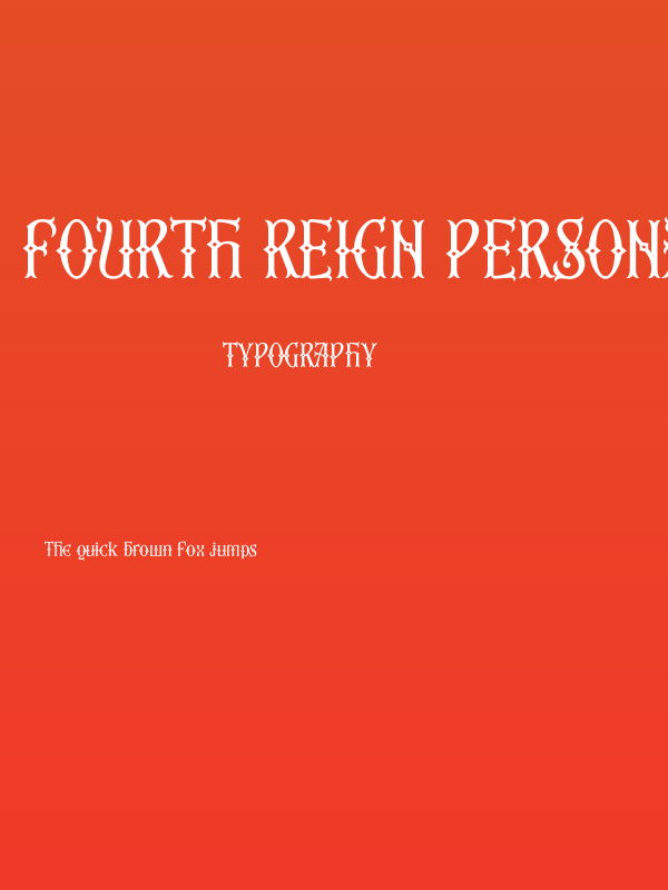 Fourth Reign PERSONAL USE ONLY Diamond Poster