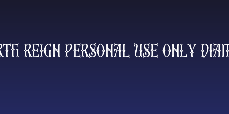 Fourth Reign PERSONAL USE ONLY Diamond Social Header