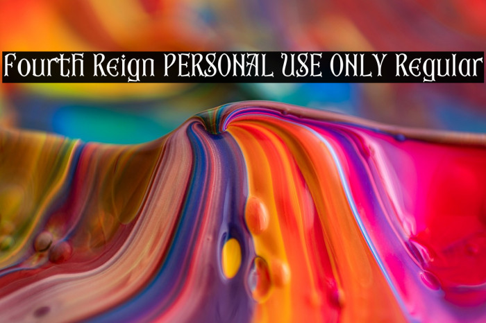 Fourth Reign PERSONAL USE ONLY Regular Example 3