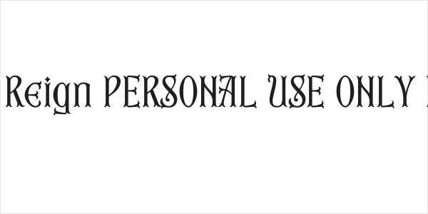 Fourth Reign PERSONAL USE ONLY Regular Logo