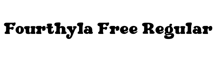 Fourthyla Free Regular  Descarca Fonturi Gratis