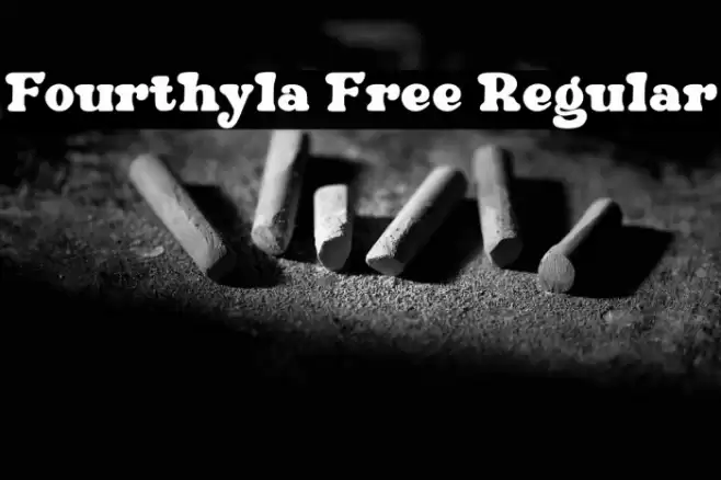 Fourthyla Free Regular Font examples