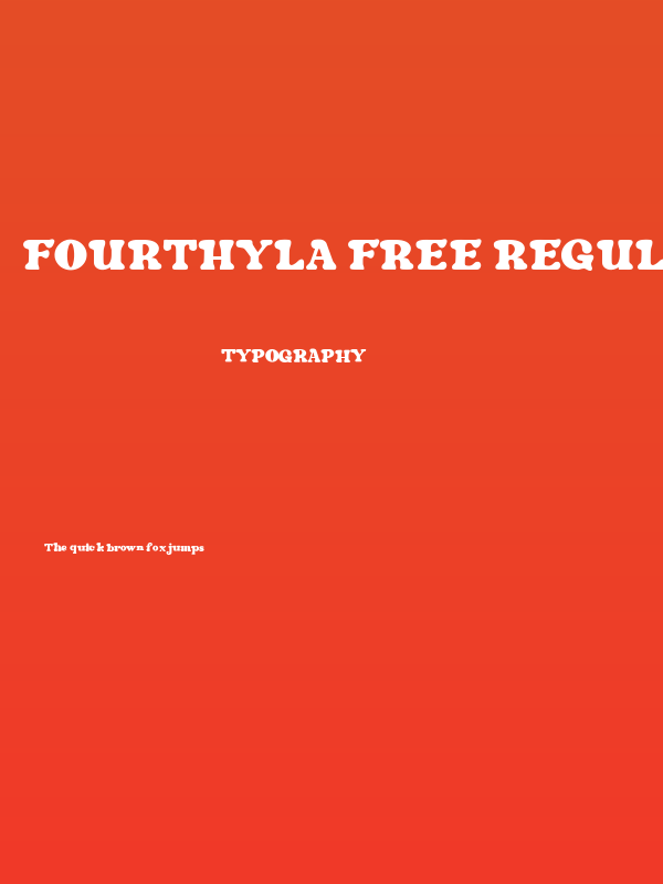 Fourthyla Free Regular Poster