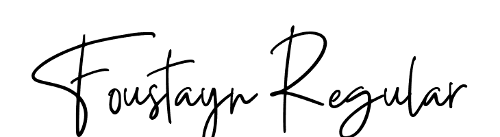 Foustayn Regular  免费字体下载
