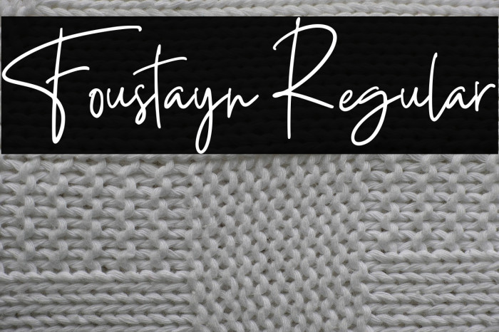 Foustayn Regular Example 1