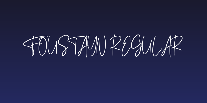 Foustayn Regular Social Header