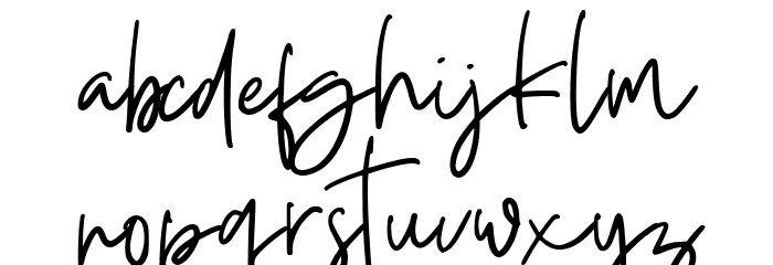 Foustayn Regular Font LOWERCASE