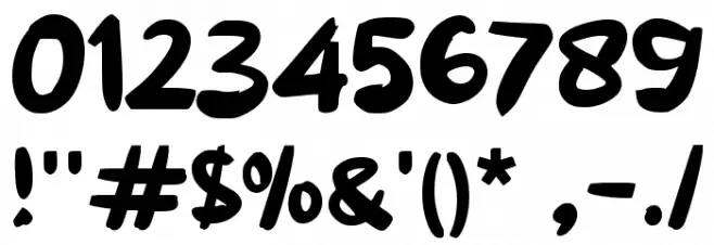 Fowell Font OTHER CHARS