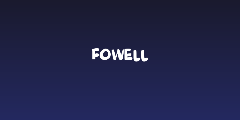 Fowell Social Header