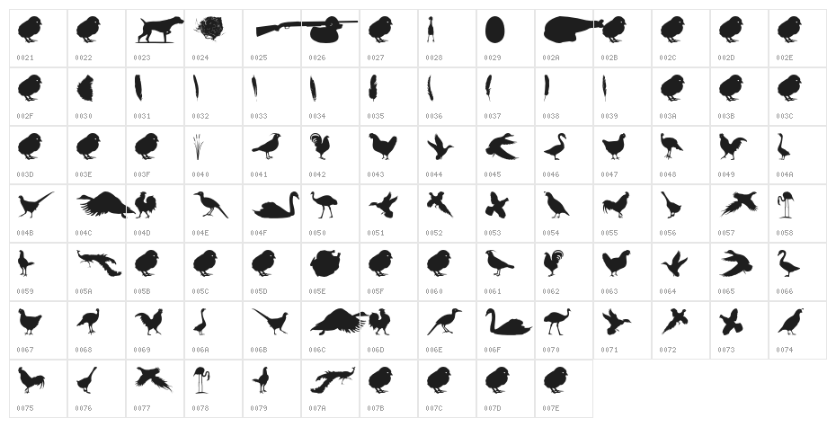 FowlPlay Character Map