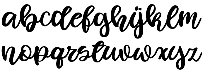 Fowler Font LOWERCASE