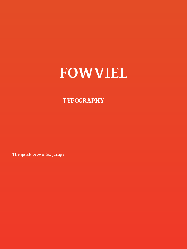 Fowviel Poster